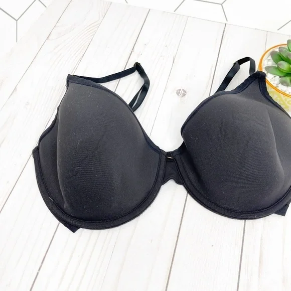 Natori Understated Black Comfy T-shirt Bra Size 34D - Picture 4 of 5